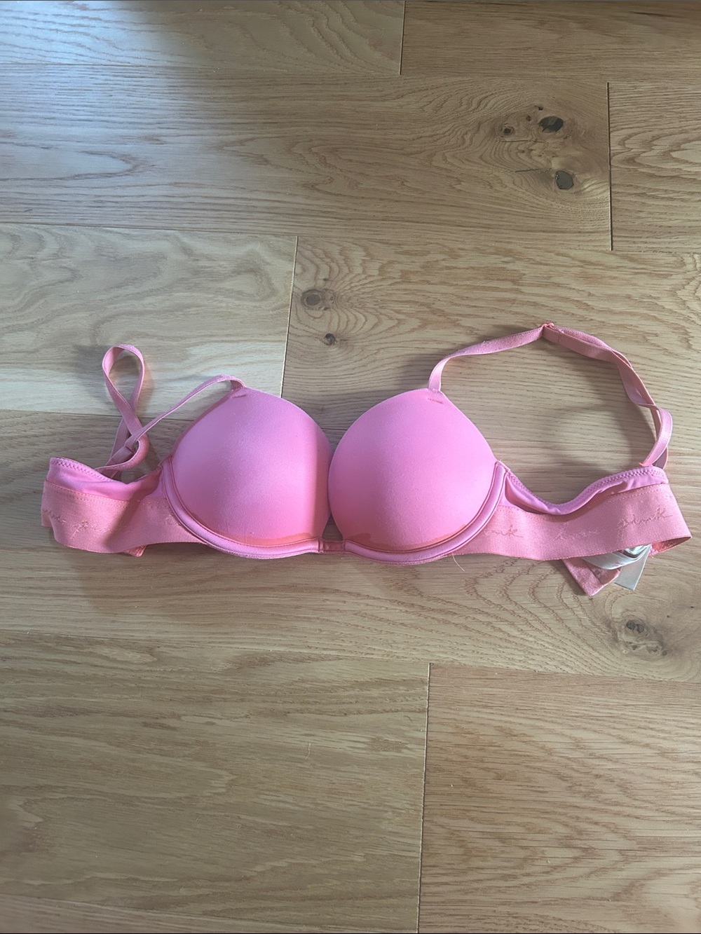 Women's Light Pink Padded Bra - Comfortable Everyday Support